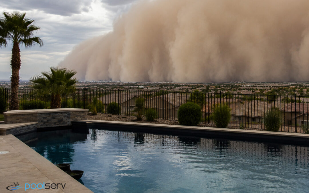 Preparing Your Las Vegas Pool for Monsoon Season & Dust Storms